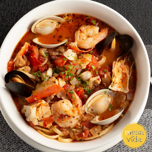 cioppino inspired fishermans catch stew