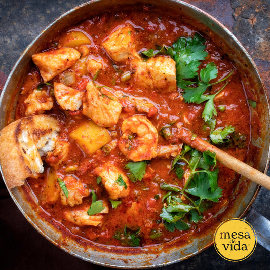 Shrimp and Fish Stew with Globally Inspired Flavors