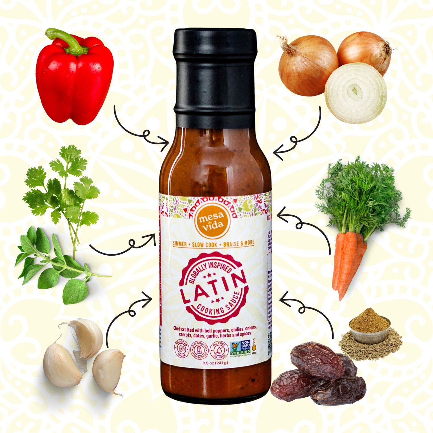Mesa de Vida Latin simmer sauce ingredients