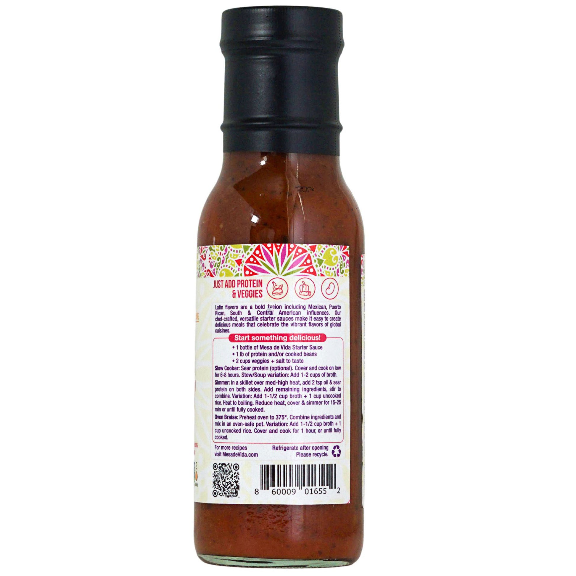 Mesa de Vida Latin cooking sauce bottle