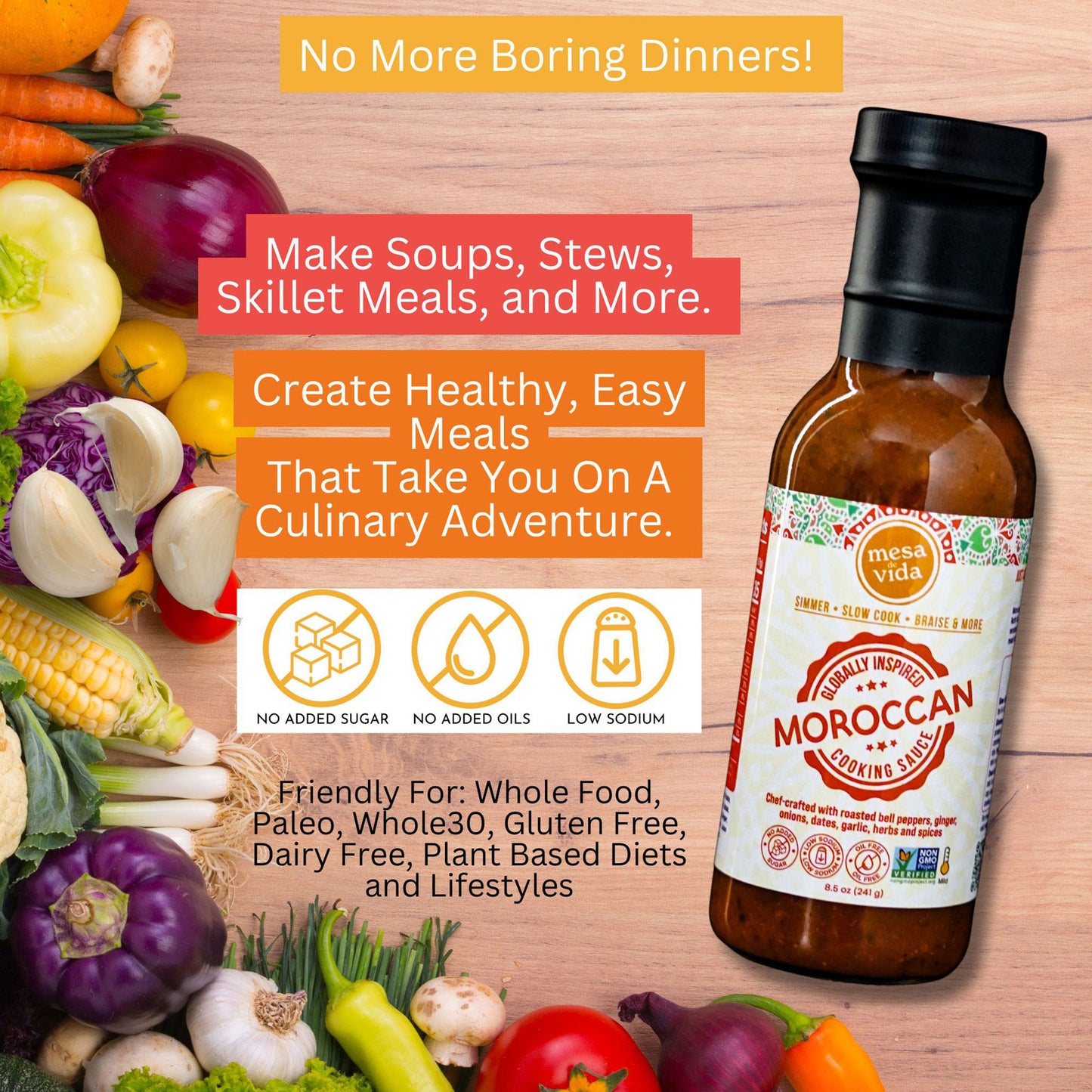 Why Mesa de Vida's healthy cooking sauces are the best healthy pantry staples