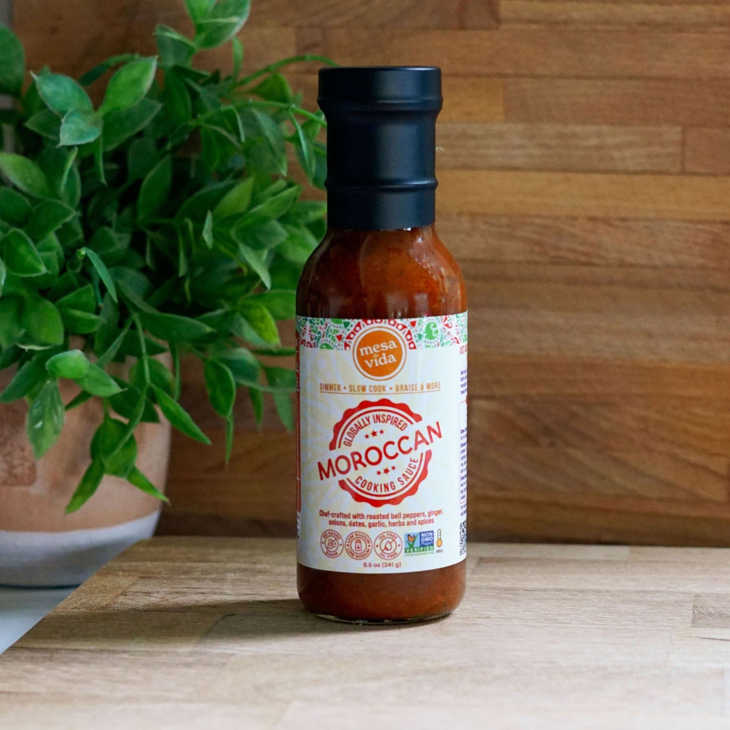 Mesa de Vida Moroccan oil free cooking sauce