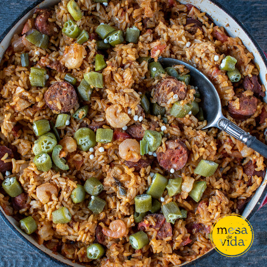 Jambalaya Inspired Creole Chicken Skillet