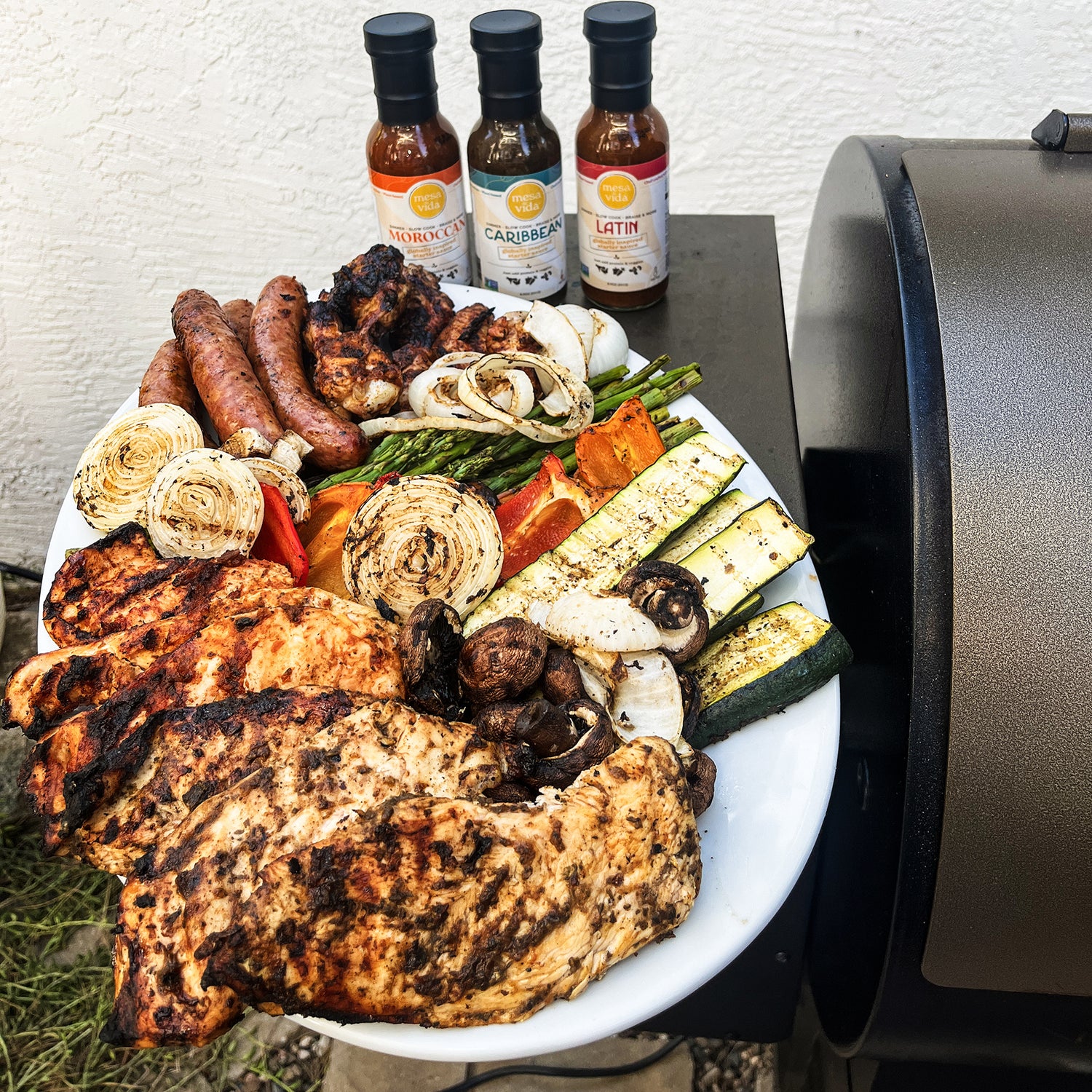 Healthy low or no sugar sauce for grilling or cooking meat
