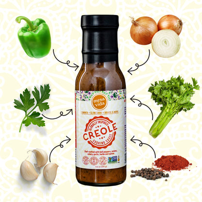 Mesa de Vida Creole healthy cooking sauce ingredients