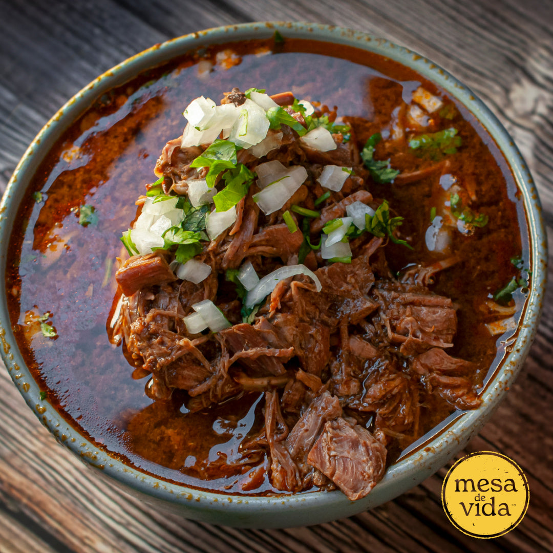 mesa de vida healthy birria recipe