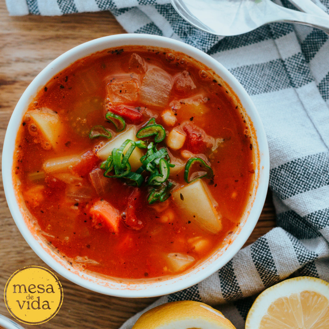 vegetarian potato and bean stew recipe with globally inspired flavors
